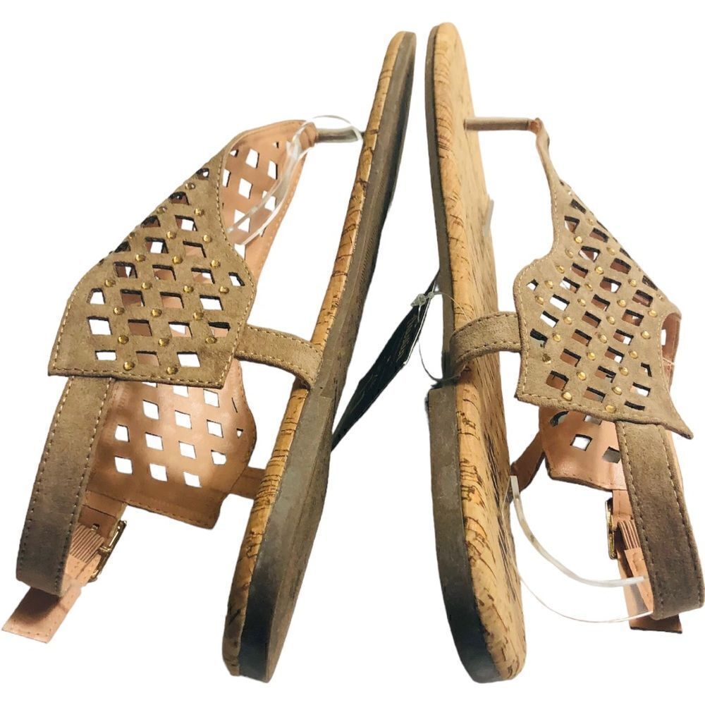 Austin Trading Co Tan Embelished Sandals - Picture 5 of 8